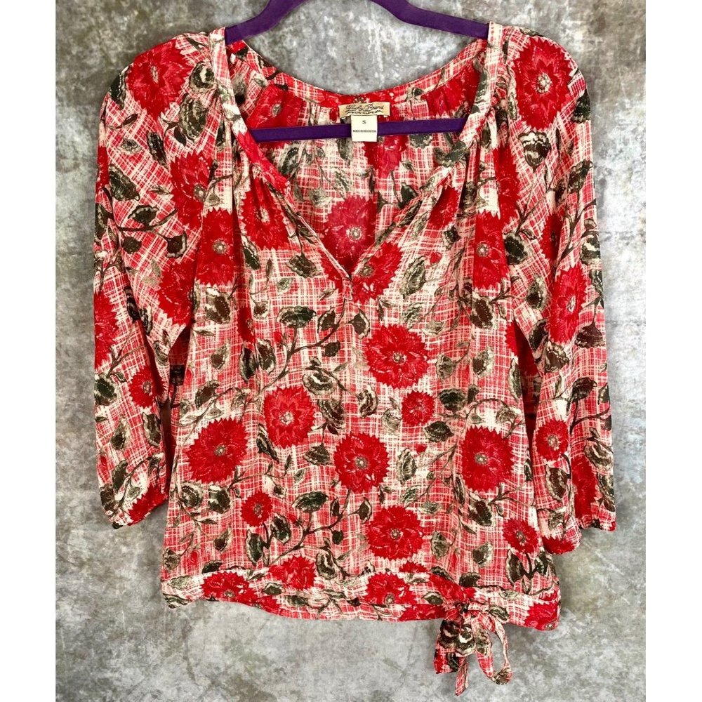 Lucky Sheer Floral Blouse